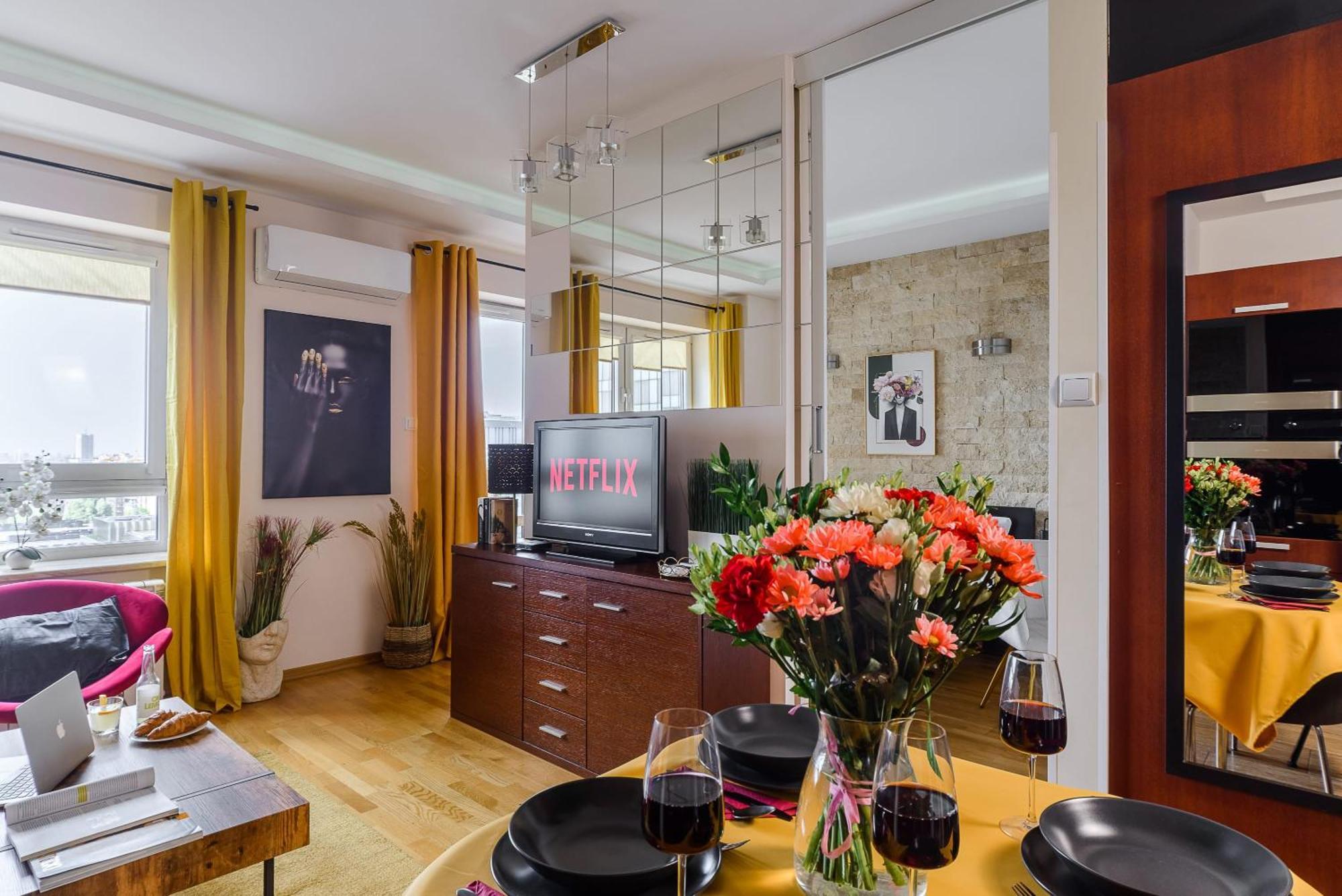 Lumina Apart With Balcony Platinum Tower Varsovia Exterior foto