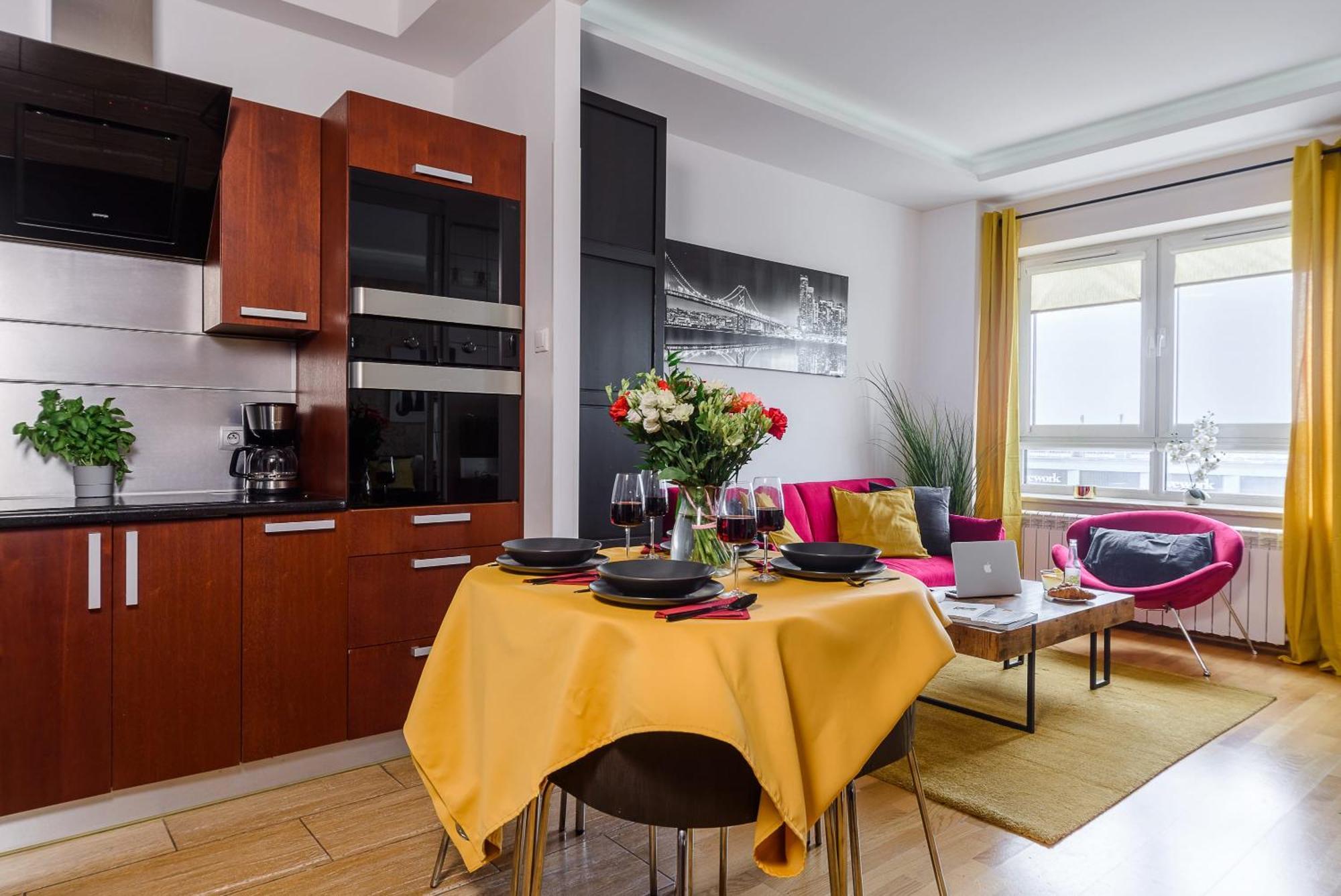 Lumina Apart With Balcony Platinum Tower Varsovia Exterior foto