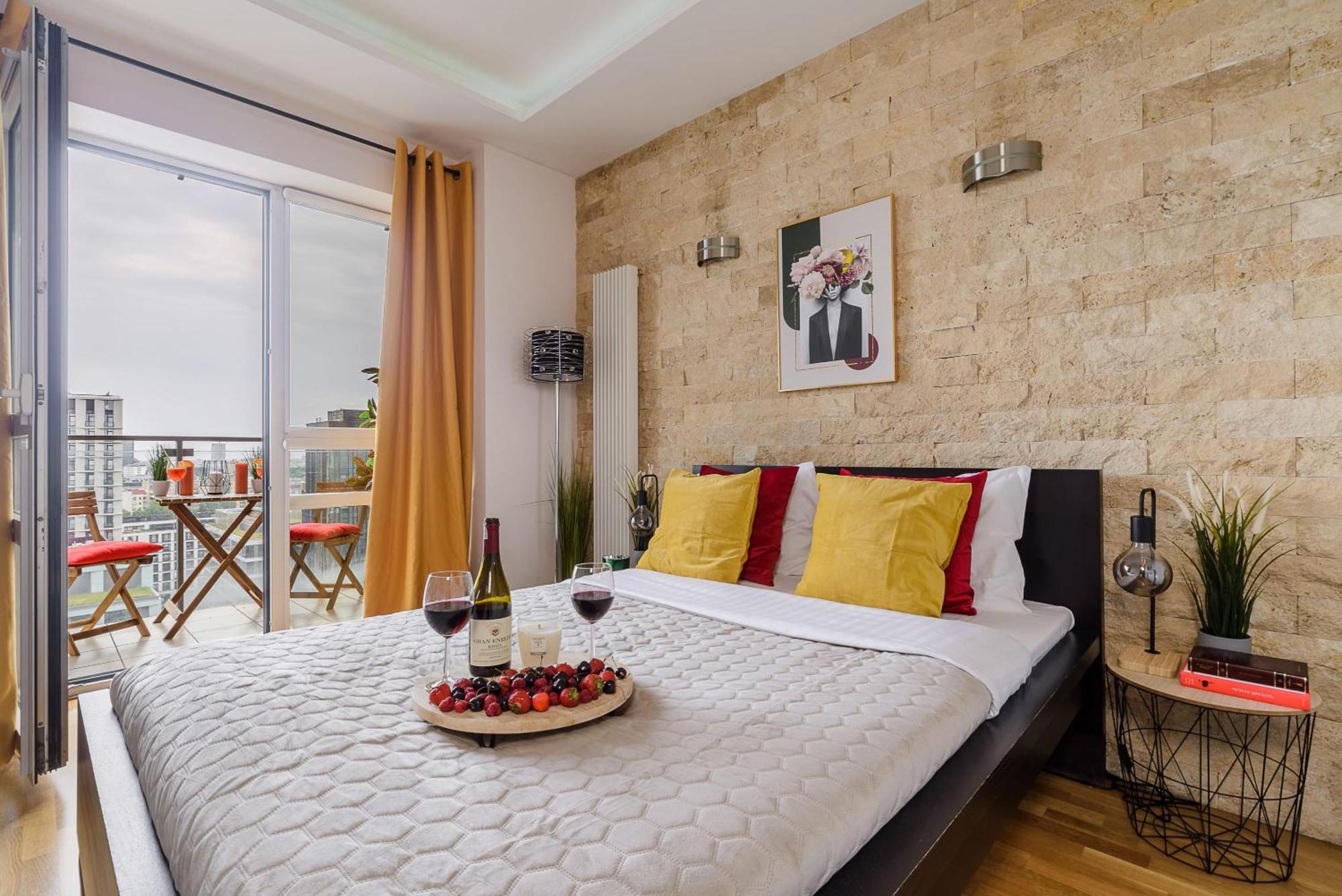Lumina Apart With Balcony Platinum Tower Varsovia Exterior foto