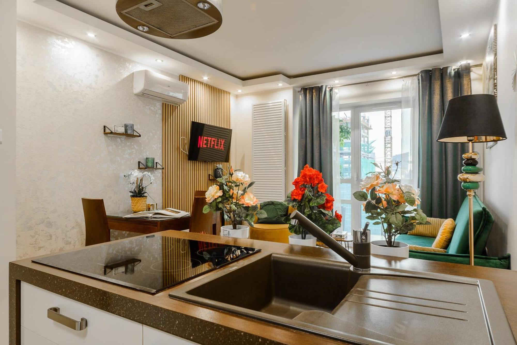 Lumina Apart With Balcony Platinum Tower Varsovia Exterior foto